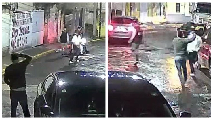 Chofer de aplicación desarma a malhechores y evita robo de su auto en Naucalpan