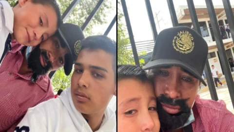 Madre se viste de papá