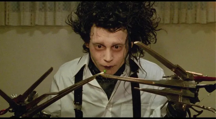 El Joven Manos de Tijeras curiosidades del clásico de Tim Burton