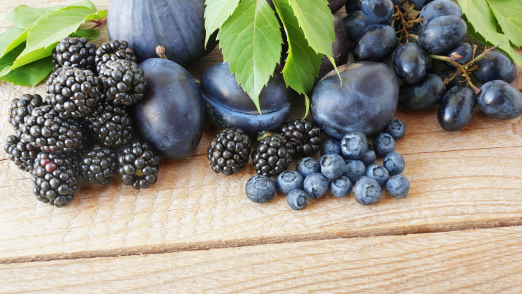 color de las frutas antioxidantes