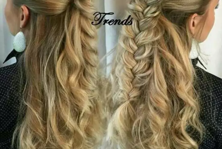 39 ideas de peinados semi recogidos elegantes: puede ser en cabello lacio o chino y te ver&aacute;s preciosa