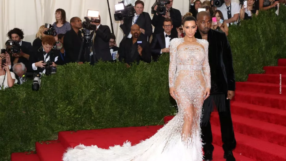 Kanye West y Kim Kardashian