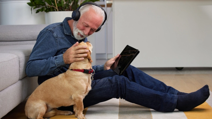 El abuelito que impactado TikTok desde el parque con sus mascotas