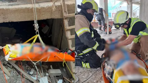 Hombre lesionado en el Barrio de Santiago hoy 11 de julio de 2026