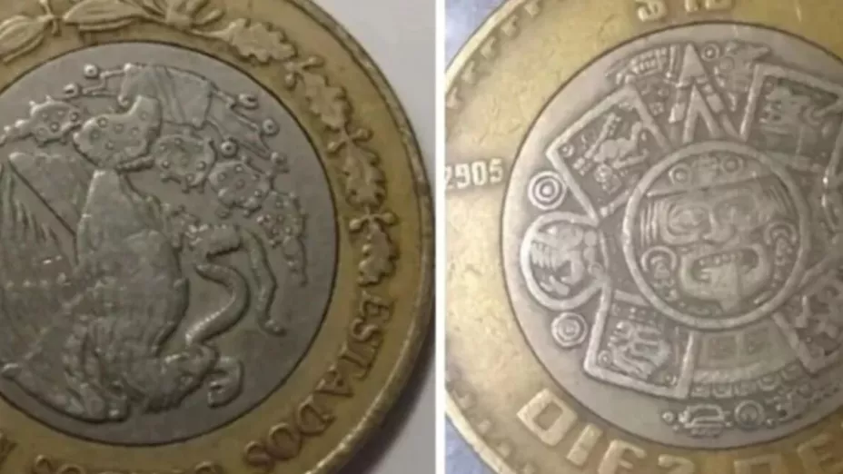 Tienes esta moneda de 10 pesos, hoy vale miles de pesos.