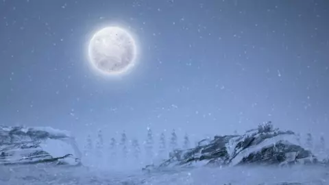 Luna de nieve