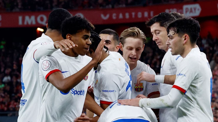 Jugadores del Barcelona