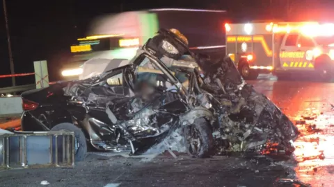 ¡IMÁGENES SENSIBLES! Brutal accidente deja dos muertos en Aguascalientes; así fue como ocurrió