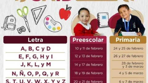Registro SAID 2025: Calendario por apellidos para preinscripciones en primaria EDOMEX