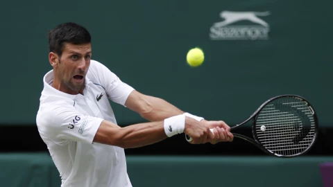 Novak Djokovic en semifinales en Wimbledon