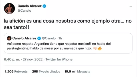 Canelo Álvarez explota contra Messi por polémico video: “Que le pida a Dios”