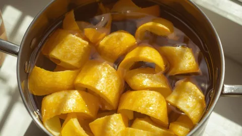 Reutilizar cáscaras para limpiar utensilios y superficies