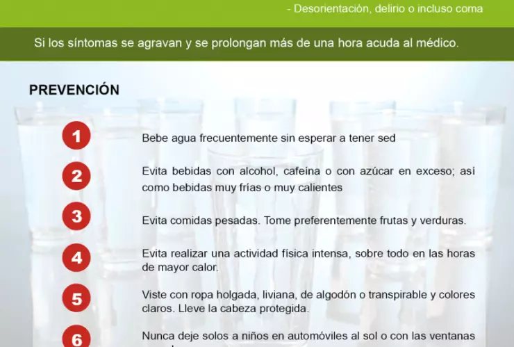 Golpe de calor - Cruz Roja