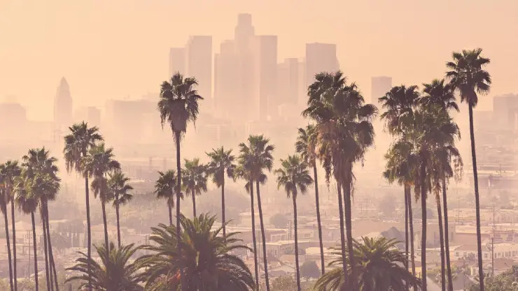 El smog es una fuente de contaminación presente en Los Ángeles