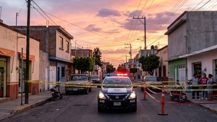 Hombre queda herido afuera de su casa en la calle Vizcaya en León