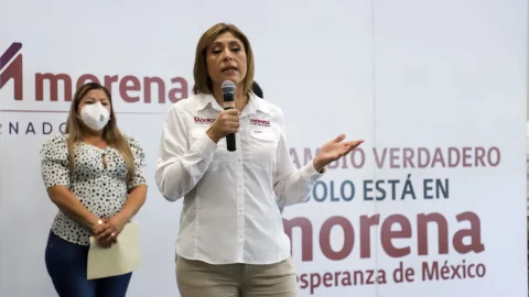 INE mantiene registro de Mónica Rangel por Morena en San Luis Potosí