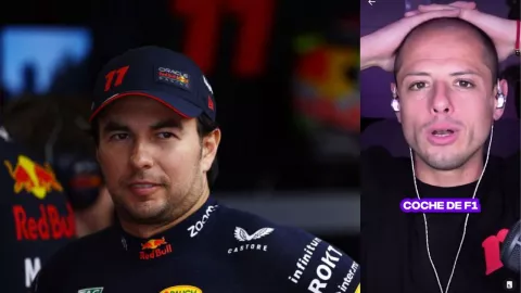 VIDEO: Chicharito Hernández respondió de manera retadora a Checo Pérez 