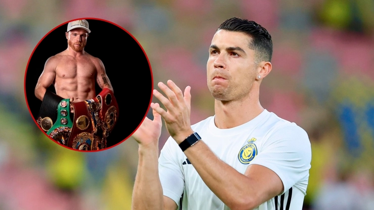 Cristiano Ronaldo pelea Canelo
