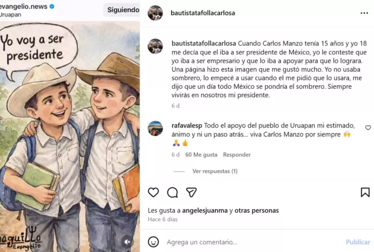 Carlos Manzo y Carlos Bautista Tafolla niños