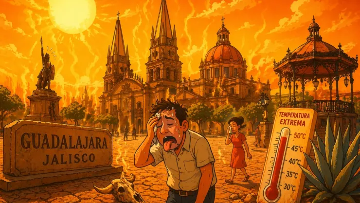 ¡Jalisco está que arde! Ola de calor y altas temperaturas afectan el clima de Guadalajara hoy 17 de abril
