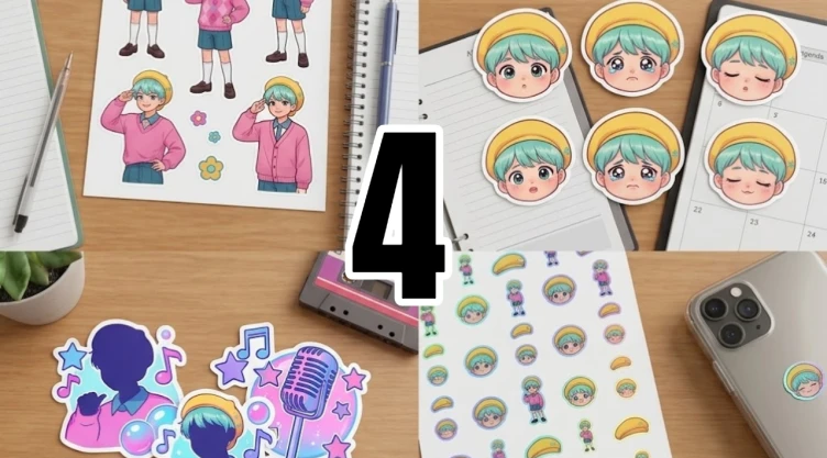4 ideas de stickers de Baby Saja Boys para decorar lo que quieras como los verdaderos fans de KPop Demon Hunters