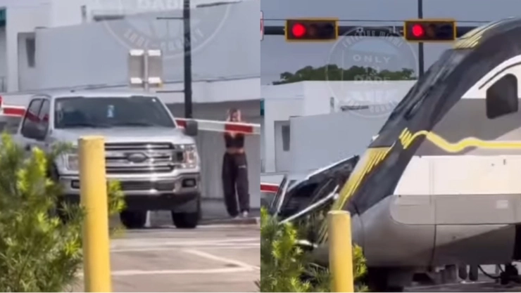 El choque del tren de alta velocidad en Florida contra una camioneta