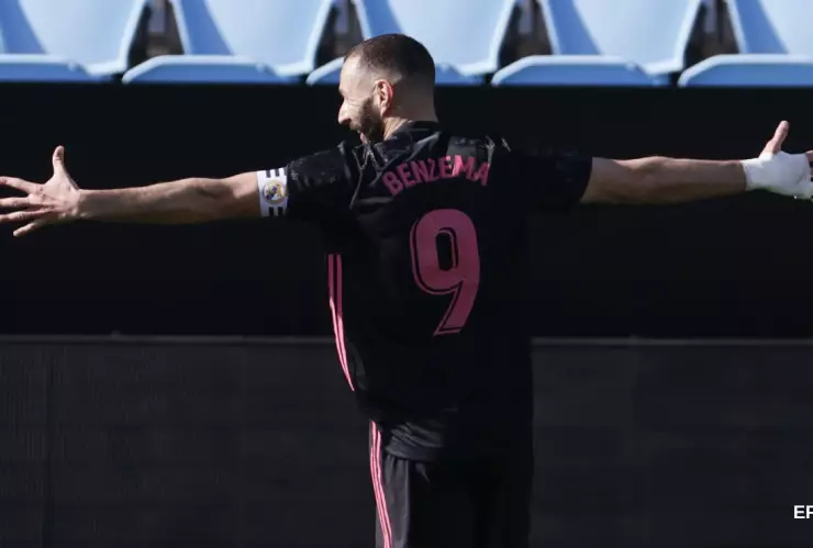 Karim Benzema, cuarto goleador del Real Madrid