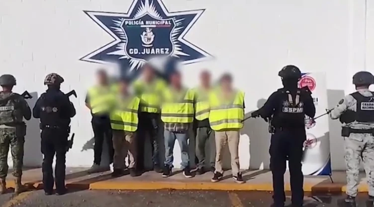 Secuestro en fiesta termina en operativo: Detienen a 6 y rescatan a 4 víctimas en Ciudad Juárez