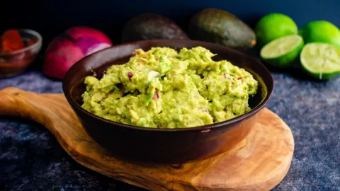 Receta de guacamole