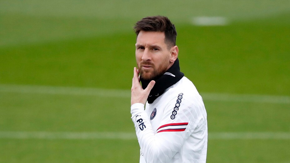 Messi previo al juego ante Manchester City