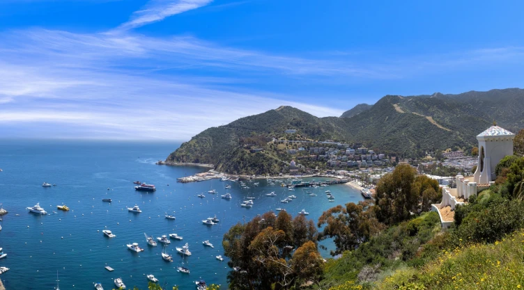 Vista de Isla Catalina, California