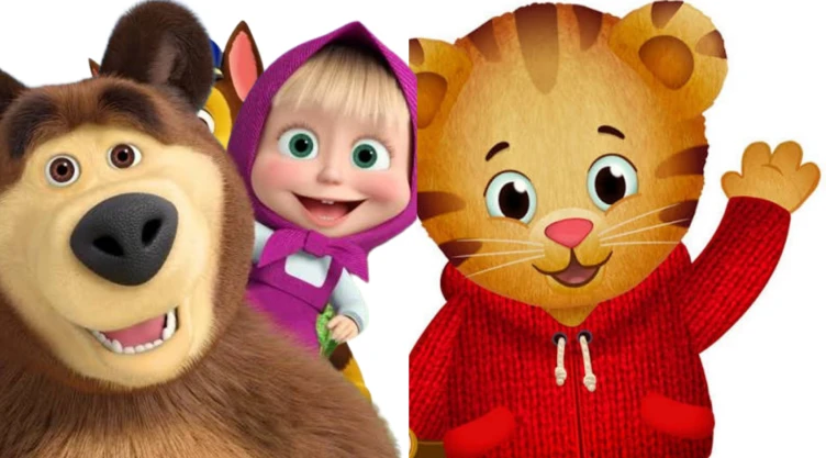 Masha y el Oso y Daniel Tigre