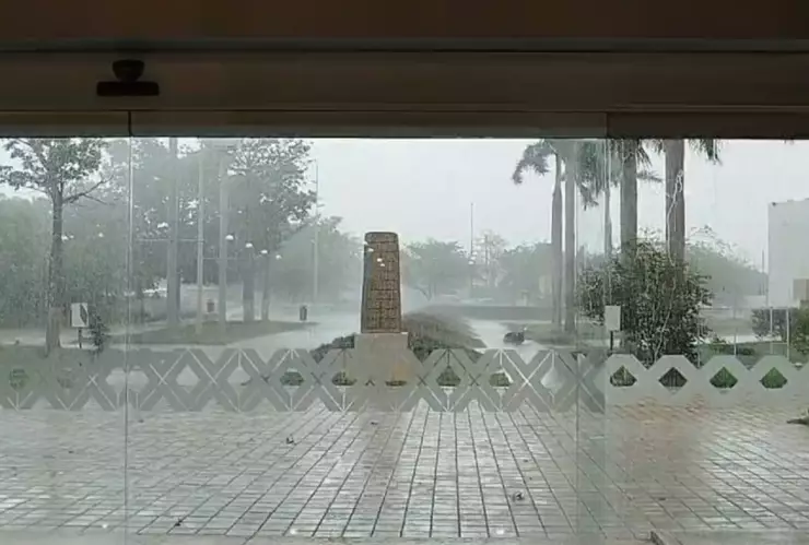 VIDEO_ Así se ven las fuertes lluvias en Mérida hoy 20 de junio de 2024