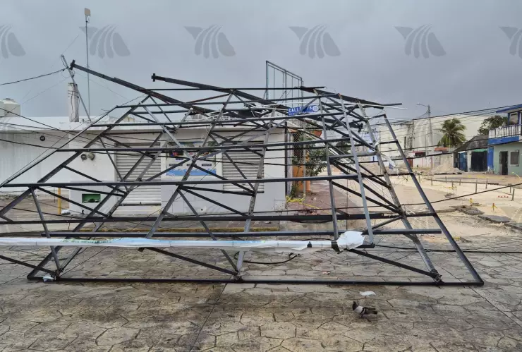 Beryl en Yucatán Cae espectacular en Puerto Progreso