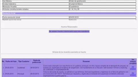 Juez niega suspensión definitiva a esposa de Lozoya