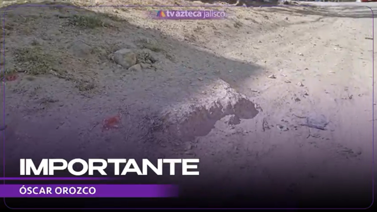 calle sin pavimentar en Zapopan