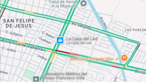 Se registra accidente de ciclista sobre bulevar Vicente Valtierra, en León, hoy 11 de marzo