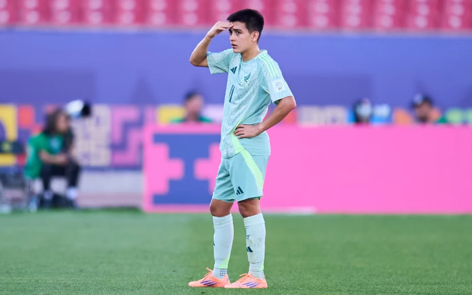 Gilberto Mora con la Selección Mexicana Sub-20