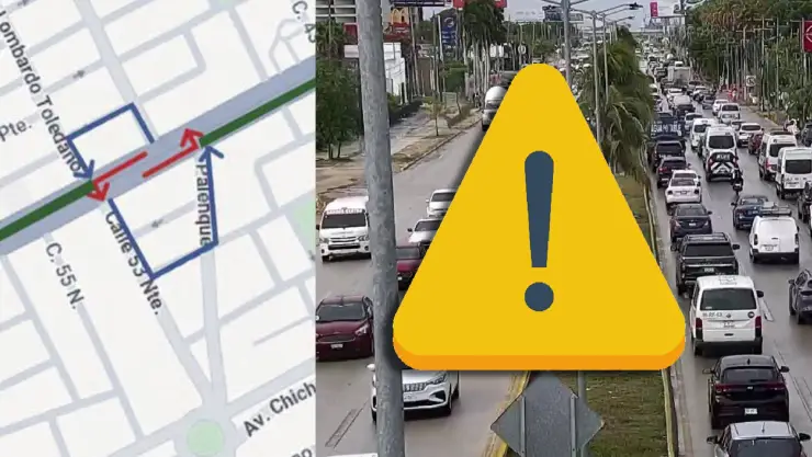 ¡Toma precauciones! Habrá restricciones viales en la Av. López Portillo de Cancún a partir de este lunes 6 de julio