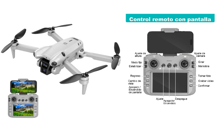 dron c&aacute;mara 4k