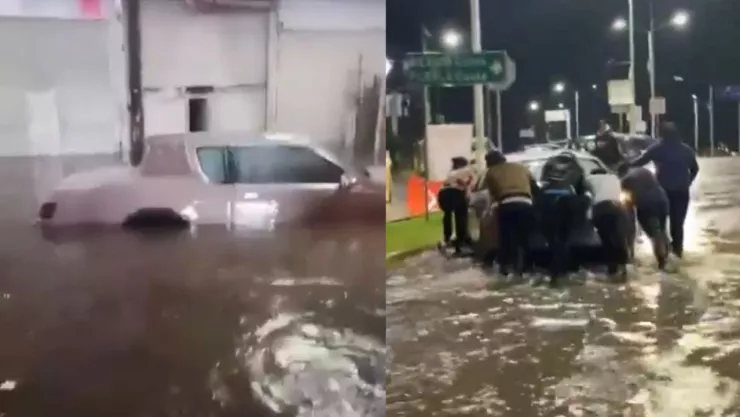 VIDEO: ‘John’ deja calles inundadas y arboles caídos en municipios de Puebla