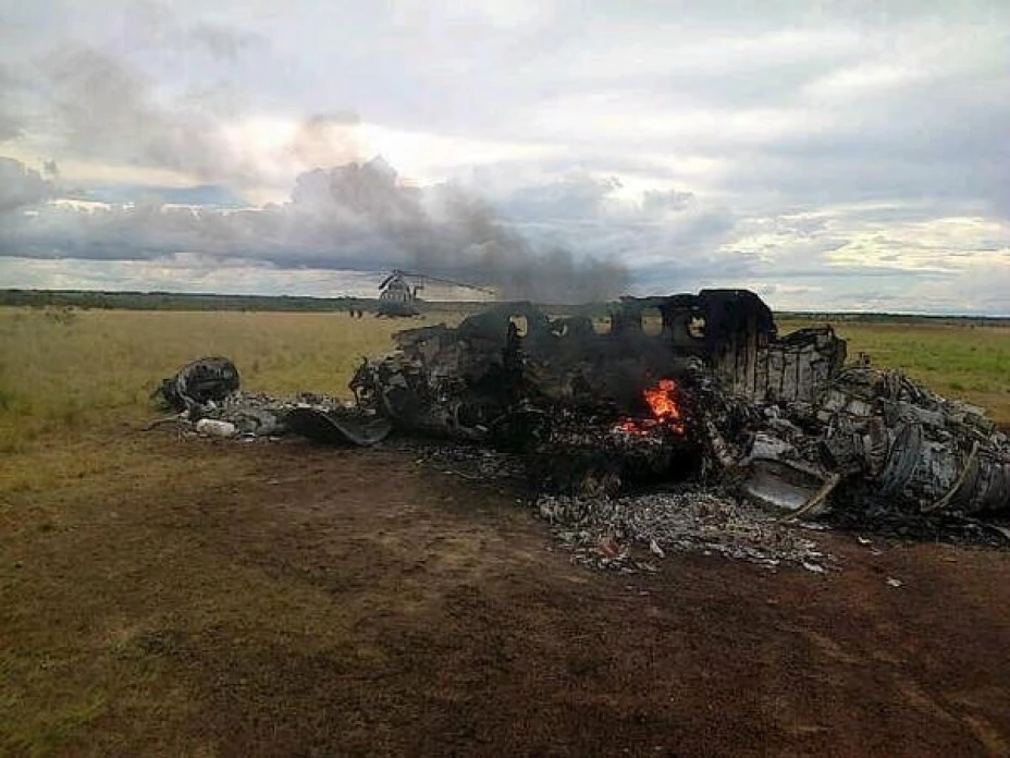 Un avión con matrícula mexicana fue destruido por Venezuela