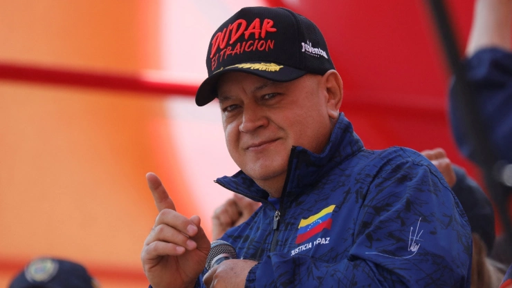 Foto de Diosdado Cabello, ministro del Interior de Venezuela.