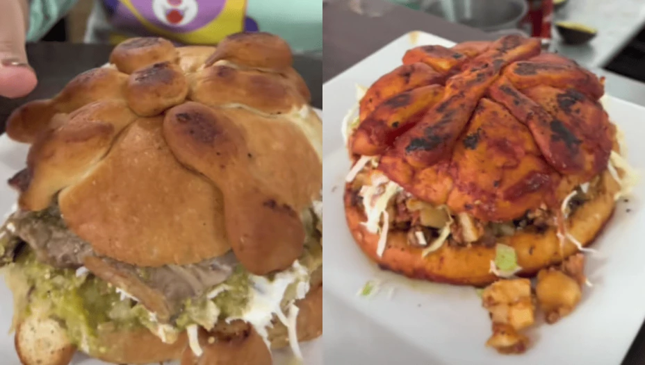 ‘Pambamuerto’ una creación culinaria que combina un pambazo con el Día de Muertos.png