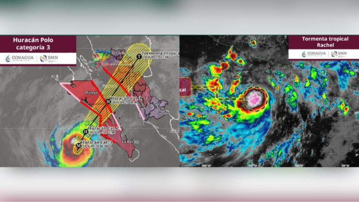Alerta en México por Ciclones “Polo” y “Rachel": Trayectoria, estados en riesgo y la hora en que el huracán tocará tierra
