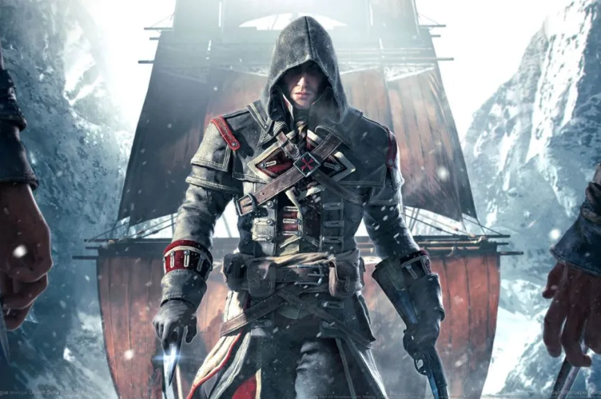 Assassin’s Creed: Rogue (2014)
Aquí jugamos como Shay Cormac, un Asesino convertido en Templario. Aunque su historia es interesante, el juego se sintió como una versión reciclada de Black Flag.
Crédito: Ubisoft Montréal