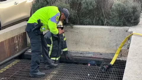 Nuevo incendio en el Metro CDMX; se prendió respiradero en avenida Chapultepec