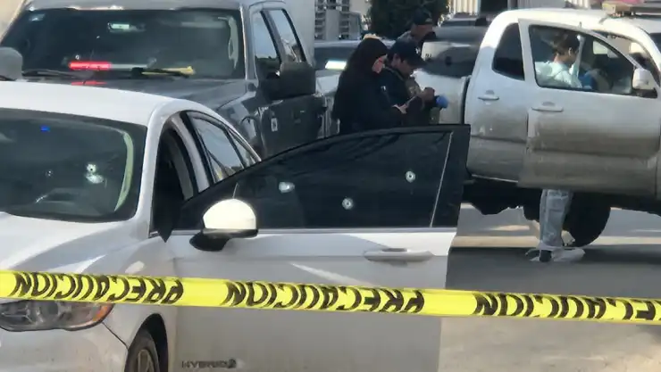 Policía baleado en Tijuana
