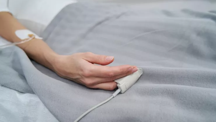 Paciente en el hospital