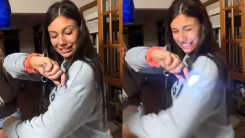 VIDEO_ Joven sufre descarga eléctrica con un taser cuando probaba su potencia